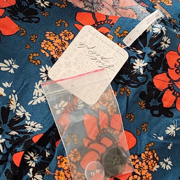 NWT Free People Can't Take My Eyes Off You Floral Pants - Picture 6 of 10